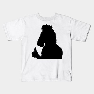 Bojack silhouette Kids T-Shirt